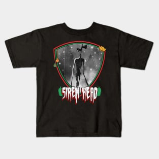 Christmas Siren Head Kids T-Shirt